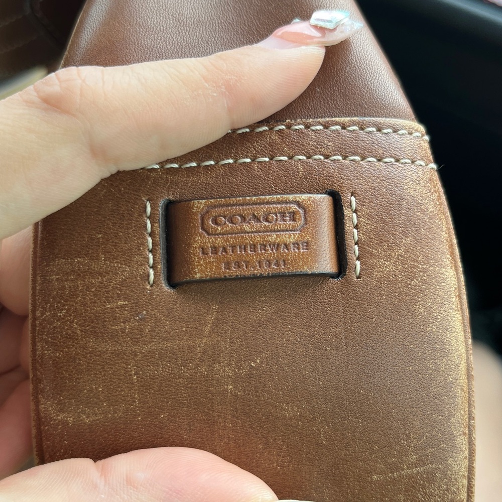 Y2k Coach all leather shoulder bag - Picture 10 of 11
